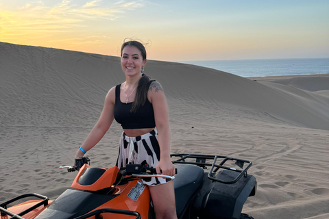 Agadir: Excursión en quad al atardecer por las dunas y la playa