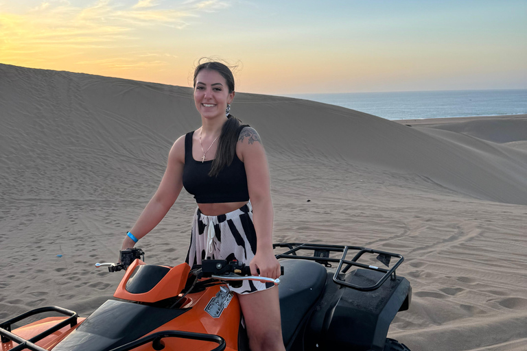 Agadir: Excursión en quad al atardecer por las dunas y la playa