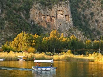 From Fethiye: Dalyan Day Trip with Mud Bath and Turtle Beach