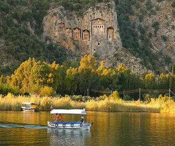 From Fethiye: Dalyan Day Trip with Mud Bath and Turtle Beach