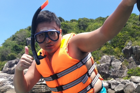 Da Nang/Hoi An: Mergulho com snorkel nas Ilhas Cham em um barco de alta velocidade