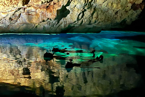 Mallorca: Exploração de cavernas aquáticas: tour guiadoMaiorca: excursão guiada à exploração de cavernas aquáticas