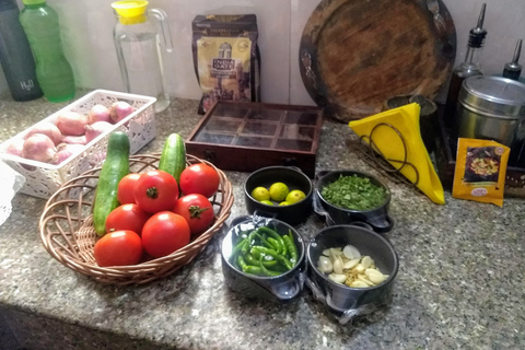 Visite guidée du marché aux épices d'Old Delhi avec cours de cuisine