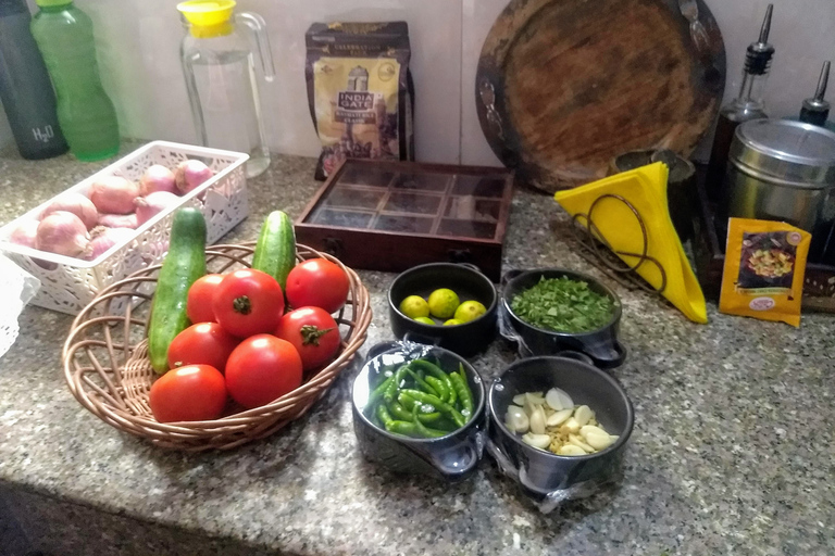 Visite guidée du marché aux épices d'Old Delhi avec cours de cuisine