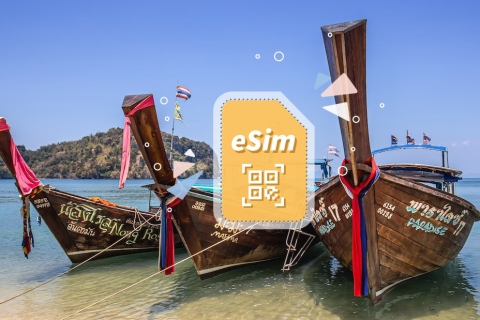 Thailand: eSim Mobile Data Plan 30GB/30 Days for Thailand Only
