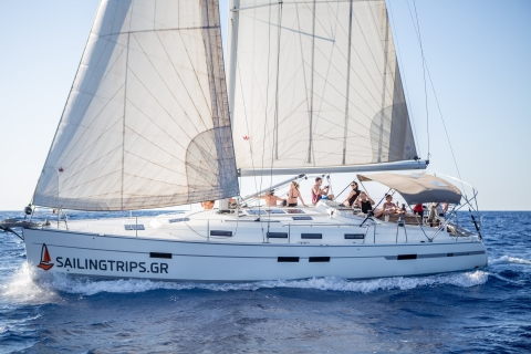 Heraklion: Excursión vespertina en velero a la isla de Dia con comidaExcursión en velero con punto de encuentro