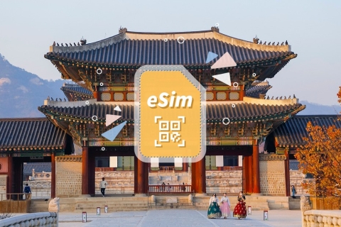 South Korea: eSim Mobile Data Plan Daily 2GB /14 Days