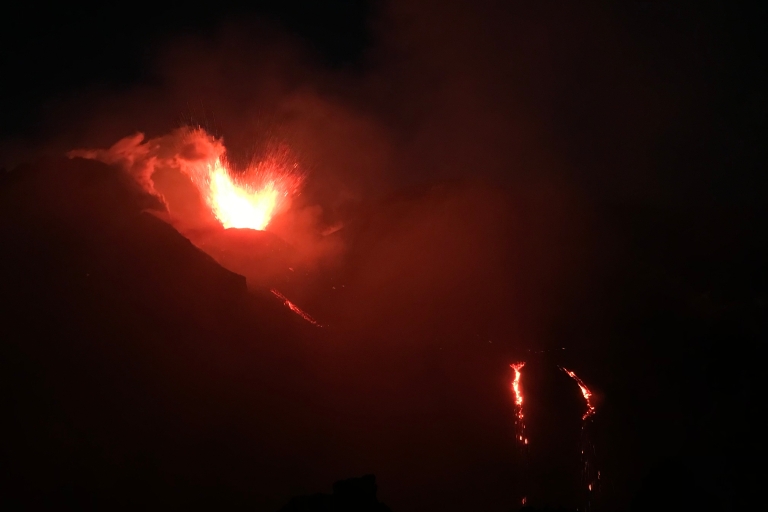 Etna-topkraters van Etna-noord