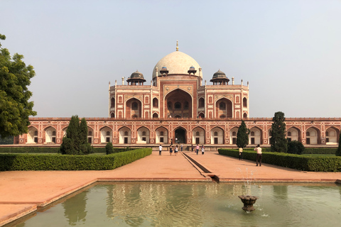 Tour panoramico privato serale di DelhiTour privato di mezza giornata di Delhi in auto con aria condizionata senza ingressi