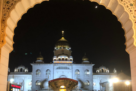 Visite exclusive de Delhi en soirée dans une voiture climatisée