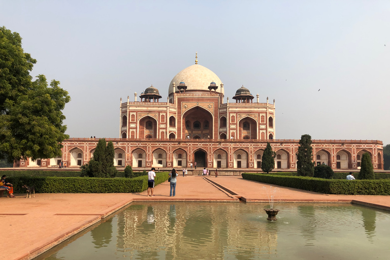 Tour panoramico privato serale di DelhiTour privato di mezza giornata di Delhi in auto con aria condizionata senza ingressi