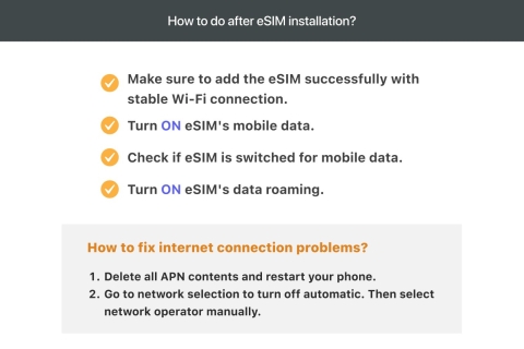 Gibraltar/Europe: eSim Mobile Data Plan Daily 1GB /30 Days