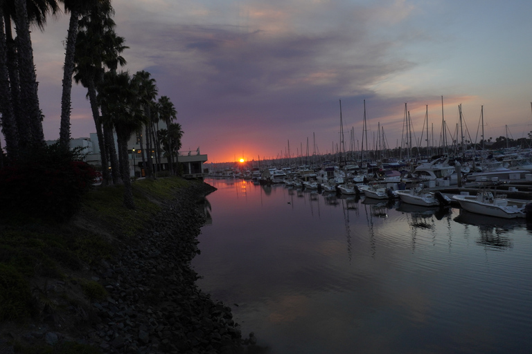 San Diego : Voile au coucher du soleil