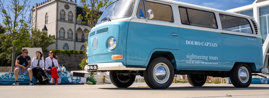 Les meilleures vues de Porto depuis Gaia. Tour en VW Kombi avec cocktail