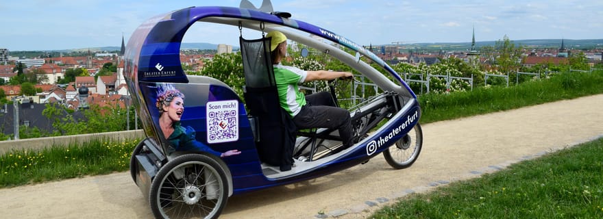 Erfurt : Visite guidée de la citadelle de Petersberg en E-Rickshaw