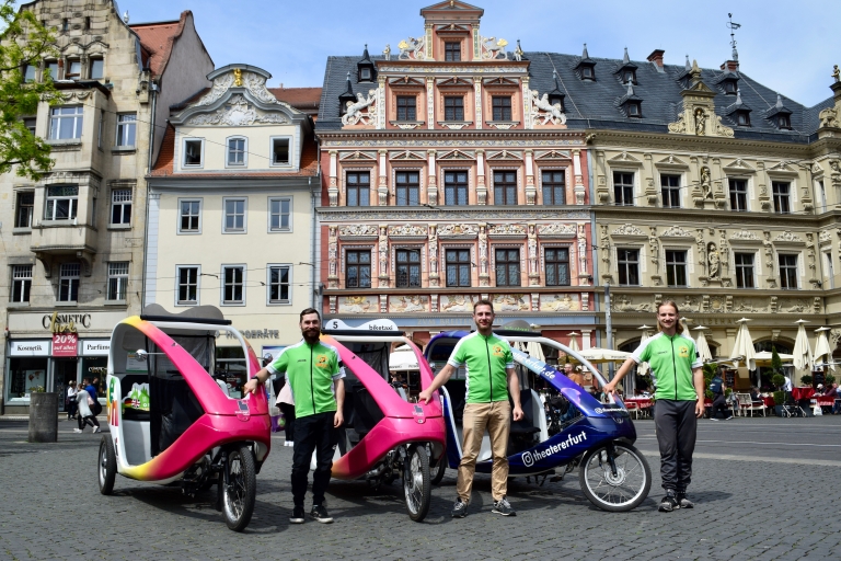 Erfurt: Private Guided Classic Old Town E-Rickshaw Tour