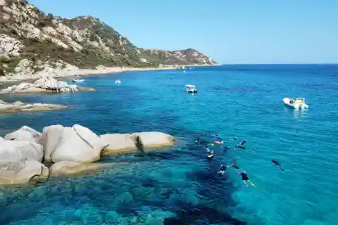 San Teodoro: snorkeling in Molara
