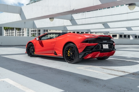 Miami: Lamborghini Huracan Spyder Supercar TourMiami: Lamborghini Huracan Spyder Supercar Drive-ervaring