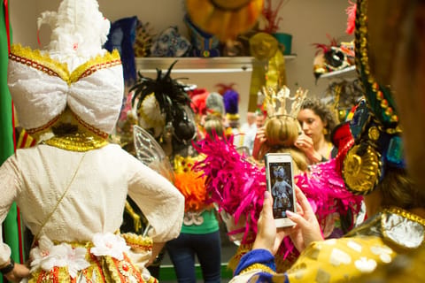 Rio: Carnival Backstage Tour with Cocktail included