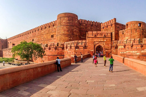 Desde Delhi : Excursión a Agra con el Taj Mahal y el Fuerte de AgraExcursión sólo con coche y guía