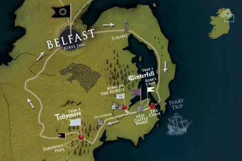 Desde Belfast: el viaje de Belfast Winterfell de Game of Thrones