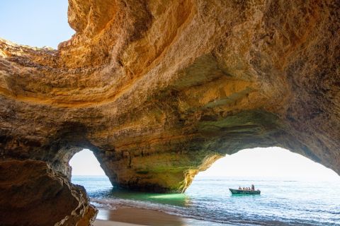 Armação de Pêra: boottocht Benagil-grotten en geheime stranden
