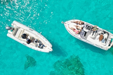 Sliema Alquiler Barco Privado Comino, Laguna Azul, GozoGozo y Comino por Ranieri Sea Lady 24ft