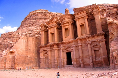 Z Ammanu: Petra, Wadi Rum i prywatna 2-dniowa wycieczka nad Morze MartweTylko transport