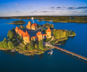 Von Vilnius: Tour nach Trakai mit Kybynai-Verkostung