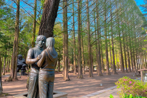 Séoul : Excursion d&#039;une journée à Gangwon-do avec le monde des alpagas et l&#039;île de NamiVisite de jardin en groupe au départ de Hongdae