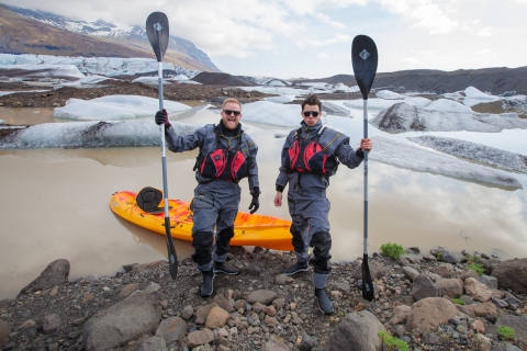 Sólheimajökull: Spływy kajakowe po lodowcu