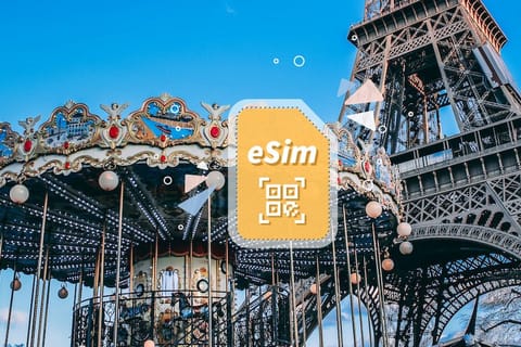 France/Europe: eSim Mobile Data Plan