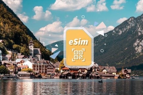 Oostenrijk/Europa: eSim mobiel dataplan3 GB/5 dagen
