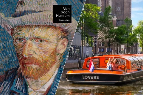 Amsterdam: Billet til Van Gogh Museum og kanalrundfart