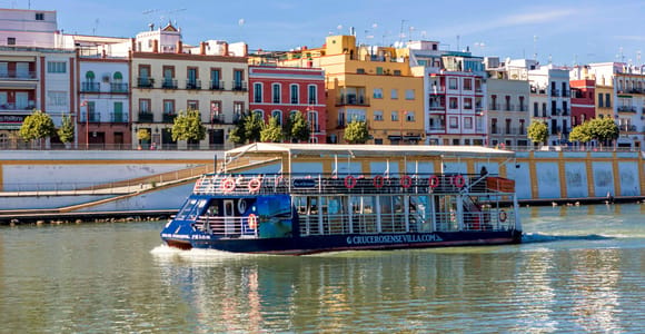 Seville: Panoramic Cruise, Hop-On-Hop-Off Bus & Walking Tour