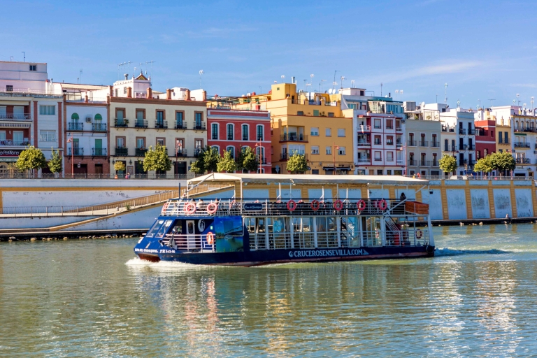 Aventura en Sevilla: Crucero Panorámico + Hop on hop off Bus