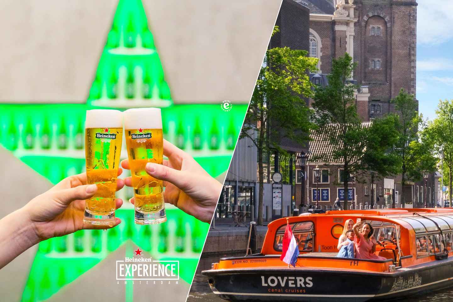 Amsterdam: City Canal Cruise and Heineken Experience - City Canal Cruise and Heineken Experience