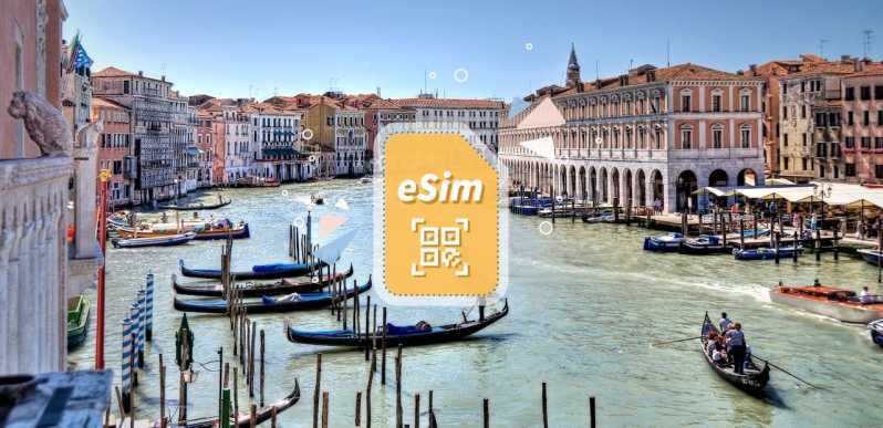 Italië/Europa: eSim mobiel data-abonnement