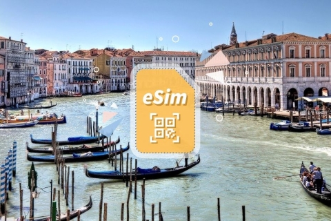 Italië/Europa: eSim mobiel data-abonnement30 GB/30 dagen