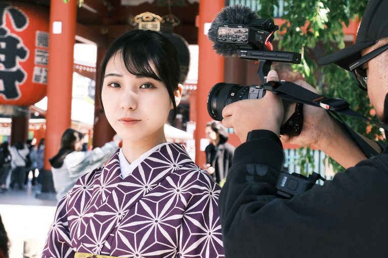 Asakusa: Prywatne nagrywanie filmów i zdjęć z KimonoAasakusa: Prywatne nagrywanie filmów i zdjęć z Kimono