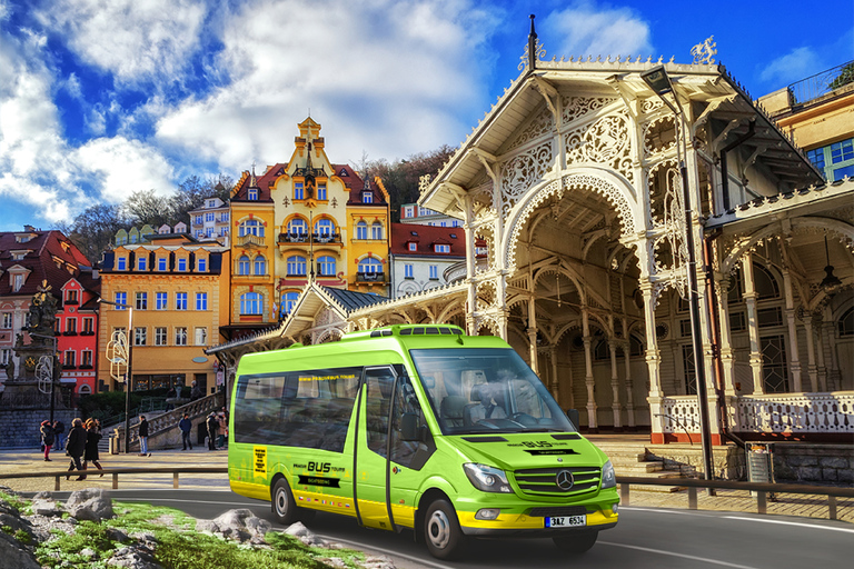 Vanuit Praag: dagvullende tour Karlovy Vary met lunchRondleiding in het Duits