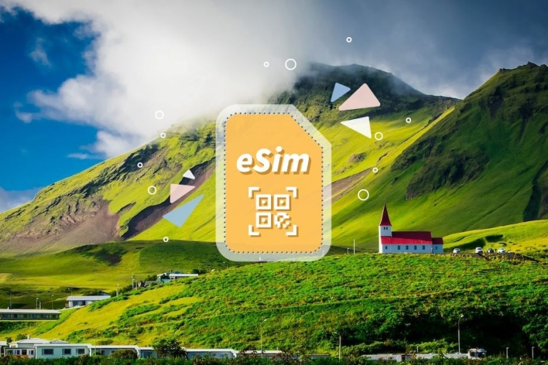 IJsland/Europa: eSim mobiel dataplan10 GB/14 dagen