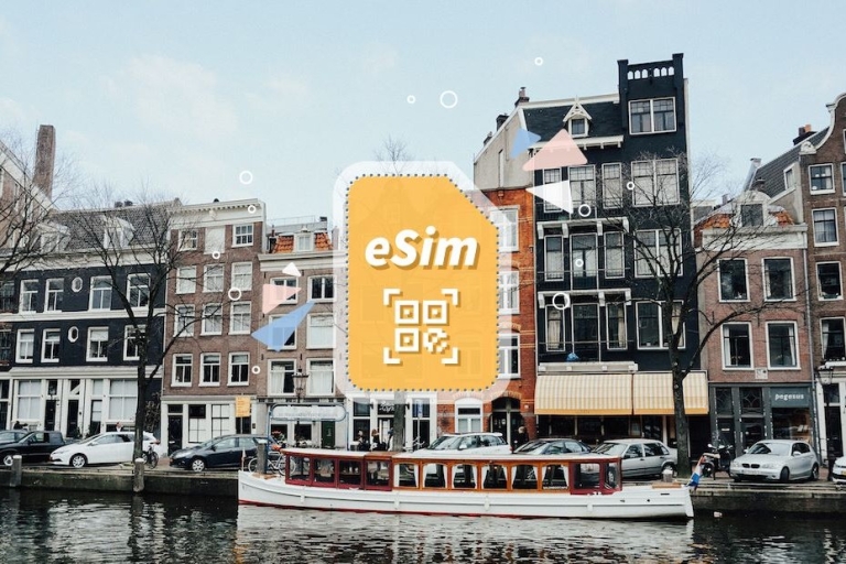 Netherlands/Europe: eSim Mobile Data Plan Daily 1GB/14 Days