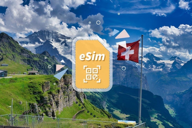 Szwajcaria/Europa: Pakiet danych mobilnych eSim30 GB/30 dni