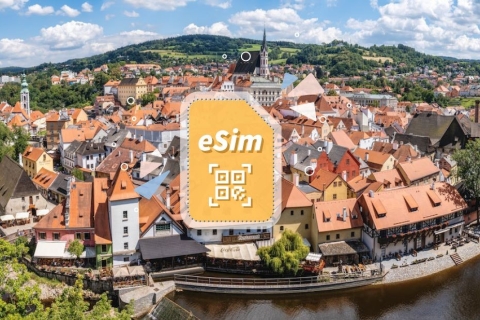 Tsjechië/Europa: eSim mobiel data-abonnementDagelijks 2 GB/30 dagen