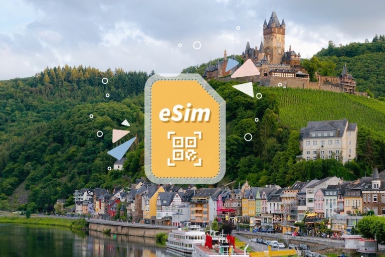 Duitsland/Europa: eSim mobiel dataplan3 GB/5 dagen