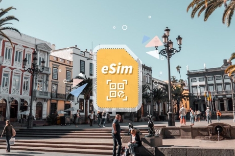 Spanje/Europa: eSim mobiel dataplan30 GB/30 dagen
