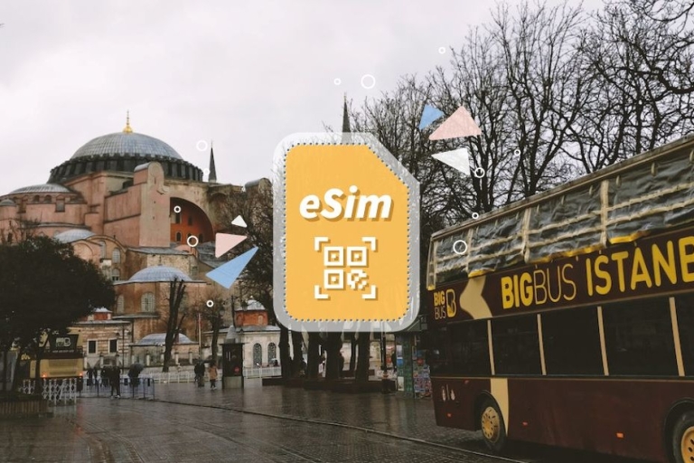 Türkiye (Turcja)/Europa: Pakiet danych mobilnych eSim5 GB/7 dni