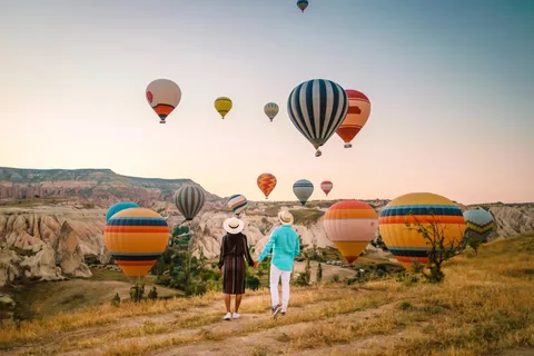 Cappadoce : Observation du lever du soleil en montgolfière avec photographe