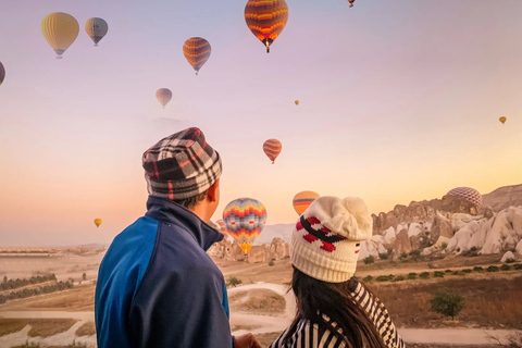 Kappadokien: Sonnenaufgang Ballonverfolgung Foto TourSonnenaufgang Ballonjagd Foto Tour